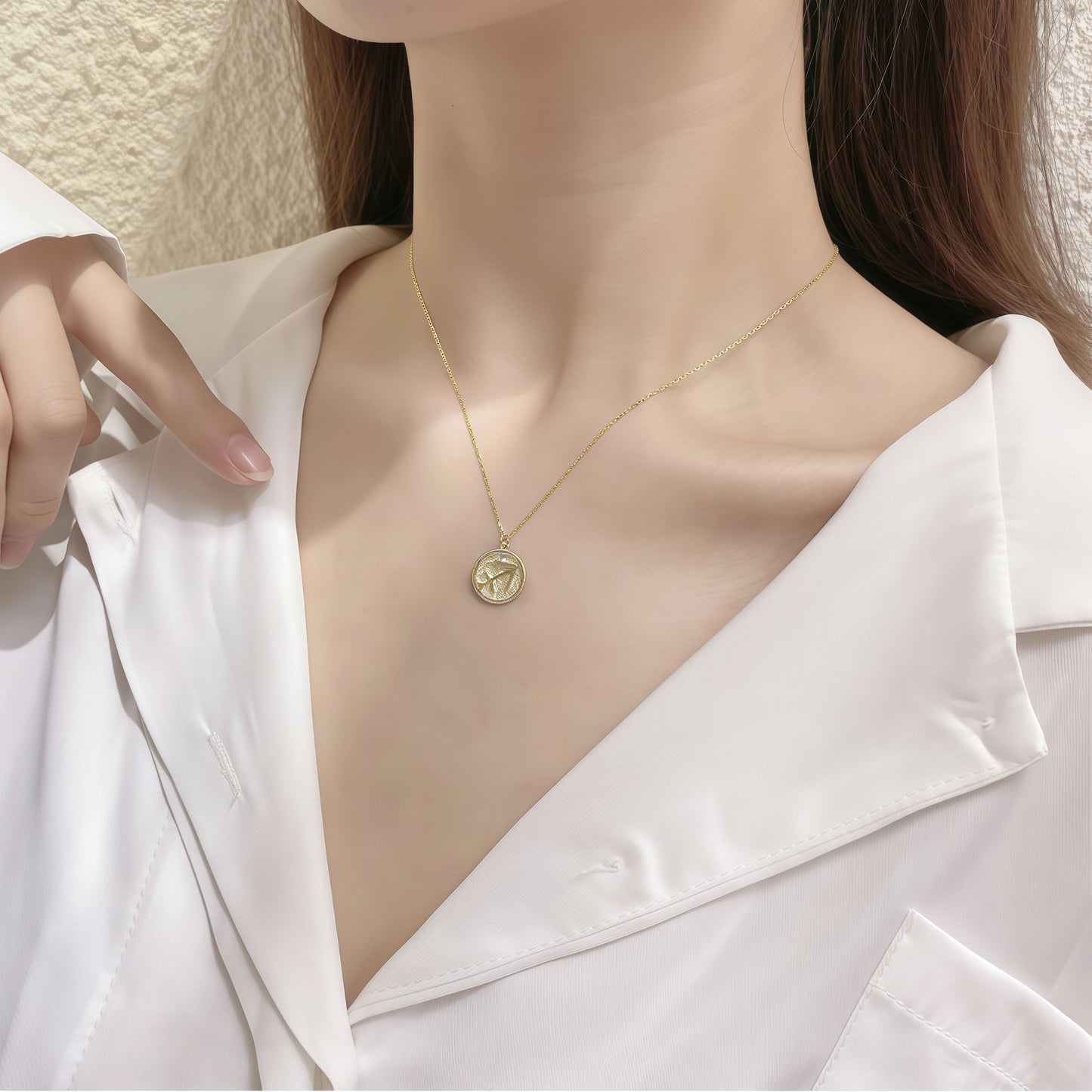 Twelve Zodiac Signs S925 Sterling Silver Necklace with 14K Gold Plated | Fashionable and Versatile Diamond-Inlaid Necklace