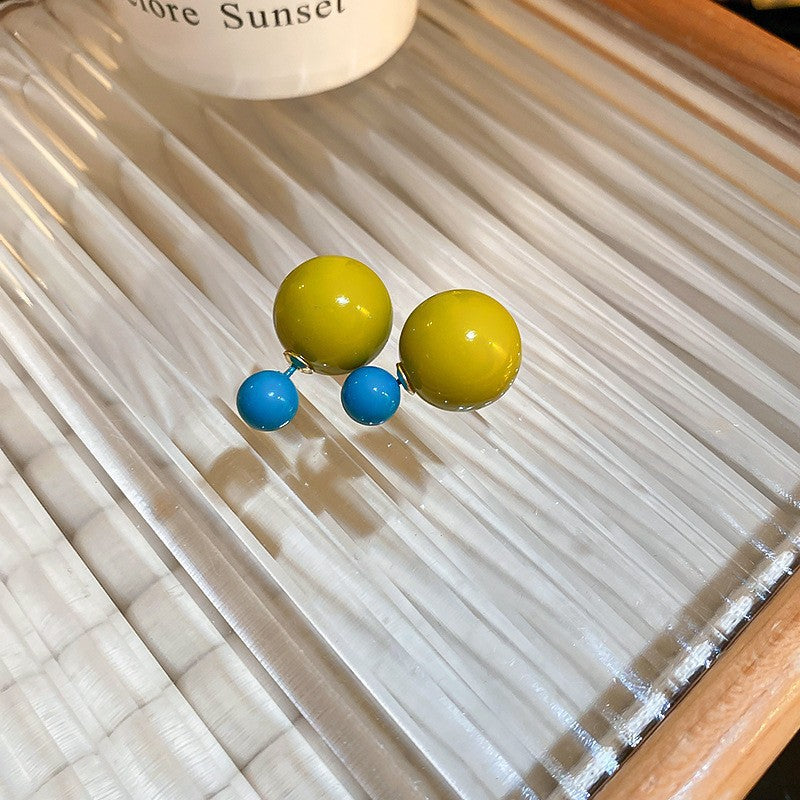 銀針高級感紫色水晶花朵蝴蝶流蘇耳環個性設計耳釘跨境時尚耳飾女