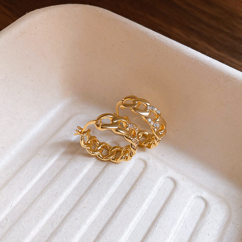 金色系~幾何豆豆耳釘小衆輕奢高級感耳環氣質百搭時尚簡約耳飾品