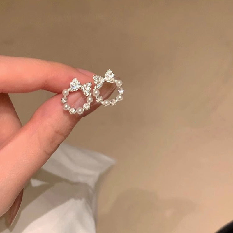 vintage精緻高級感小衆設計耳釘新款潮混搭法式氣質耳環女