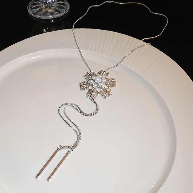 真金電鍍幾何愛心吊墜項鍊東大門時尚鎖骨鏈小衆設計感百搭項飾女