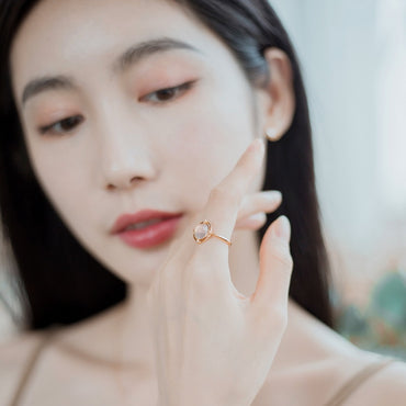 S925 純銀鍍 10K 金日韓風套裝｜天然粉水晶點綴，如糖果般甜蜜