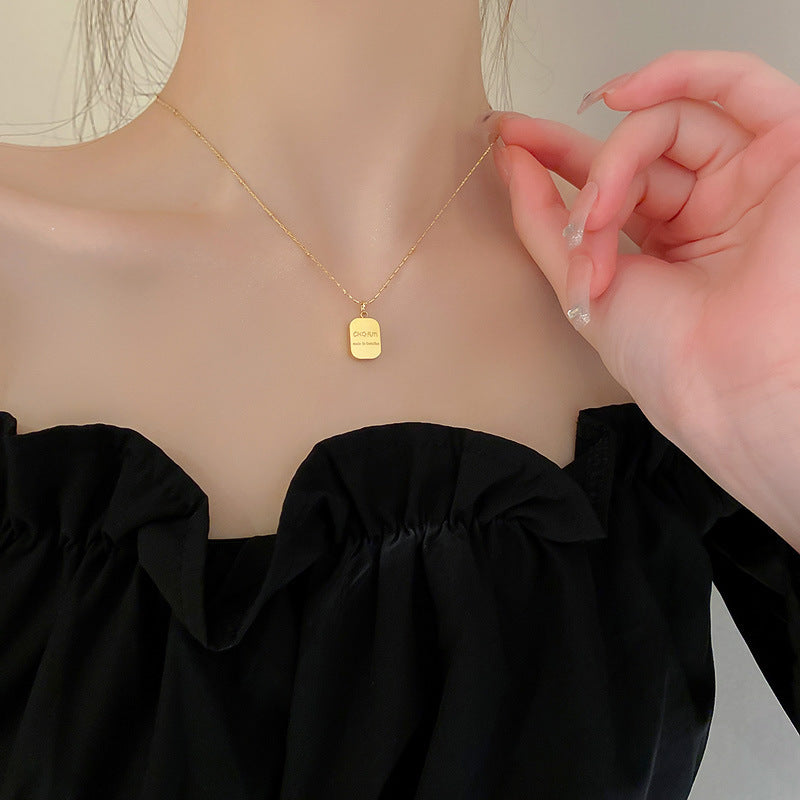 韓國冷淡風鑲鑽鋯石弧線項鍊時尚輕奢氣質鎖骨鏈高級感新款項飾女