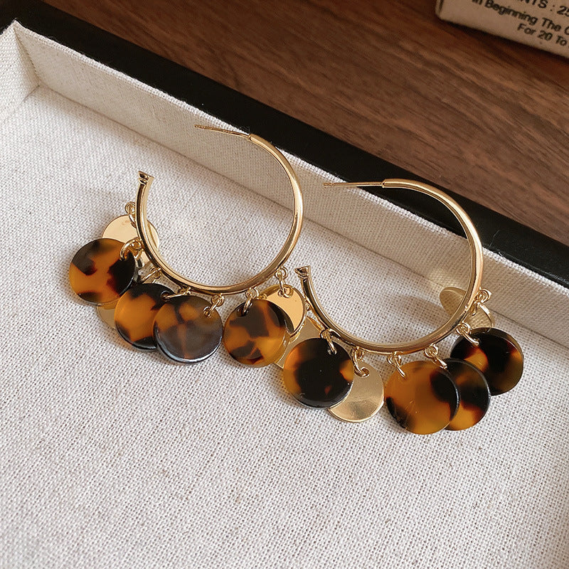 銀針樹脂不規則幾何形鏤空耳環輕奢高級感耳釘復古耳飾設計感小衆