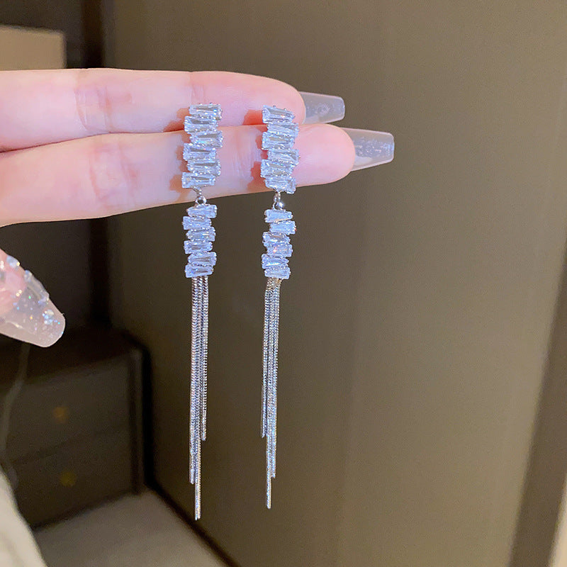 銀針歐美誇張銀色素圈愛心耳環冷淡風時尚耳圈輕奢個性高級感耳飾