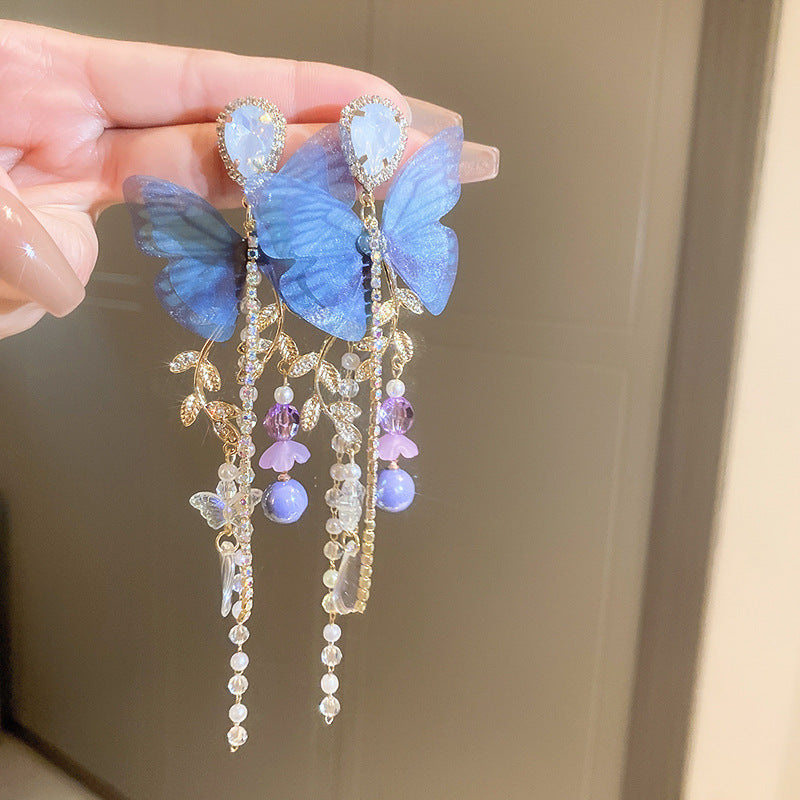 銀針時尚白色系花朵貝殼珍珠耳環氣質新款耳釘歐美時尚高級感耳飾