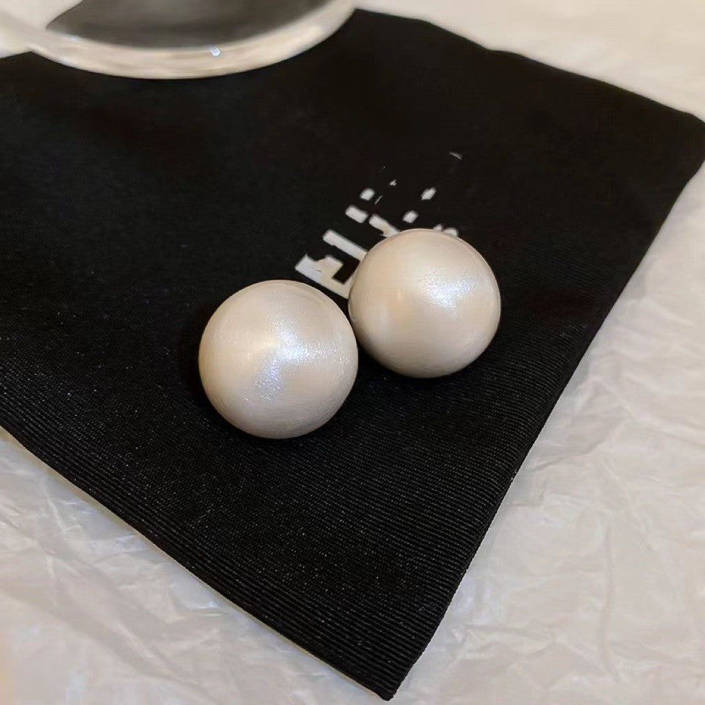 銀針圓圈銀色耳環輕奢高級感耳釘女冷淡風時尚百搭耳飾設計感小衆