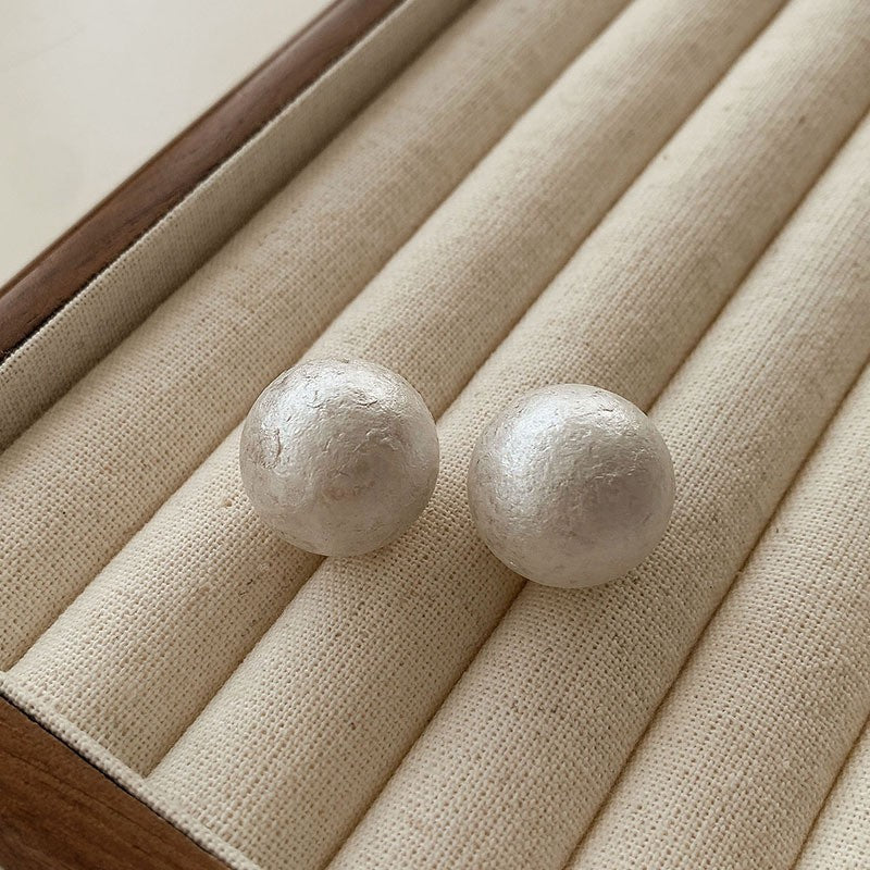 vintage精緻高級感小衆設計耳釘新款潮混搭法式氣質耳環女