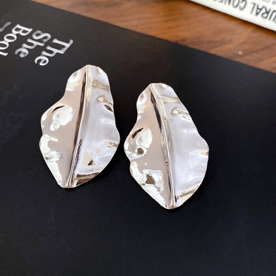 銀針圓圈銀色耳環輕奢高級感耳釘女冷淡風時尚百搭耳飾設計感小衆