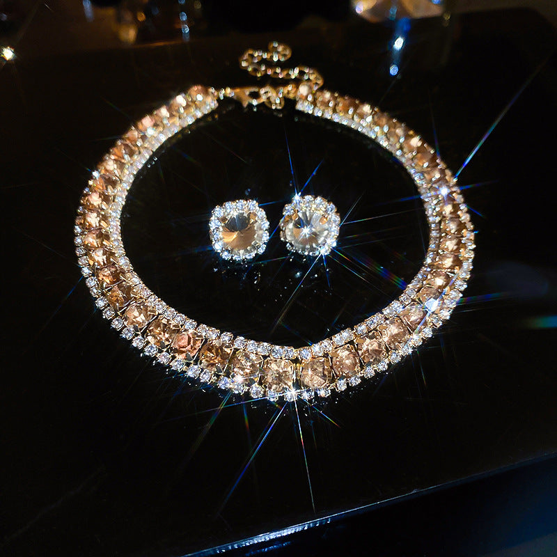 銀針中古vintage綠色鑲鑽蝴蝶珍珠耳環氣質耳墜復古高級感耳飾女