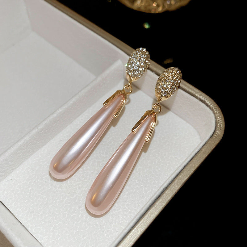 银针欧美跨境花朵几何流苏耳钉时尚金属风耳环轻奢高级感耳饰