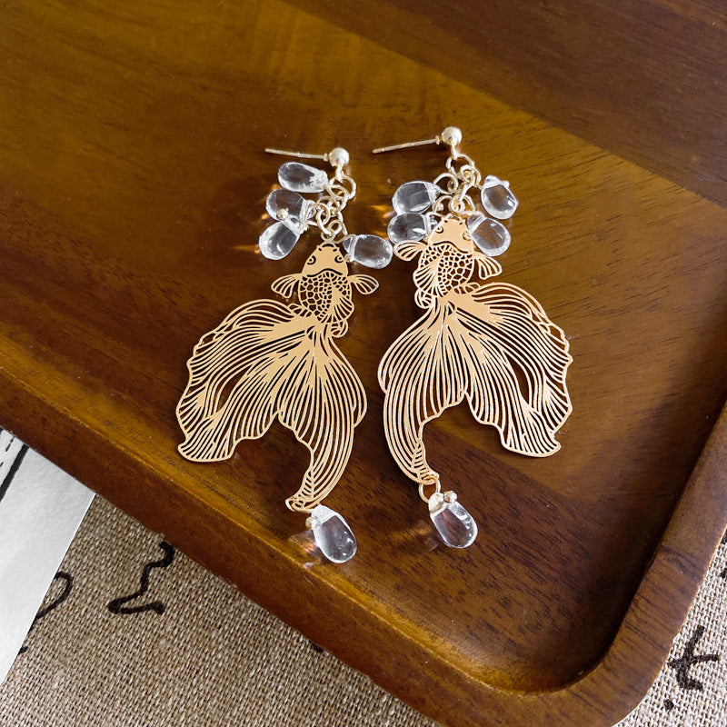 銀針歐美跨境專供花朵珍珠流蘇耳環氣質個性耳釘誇張高級感耳飾女