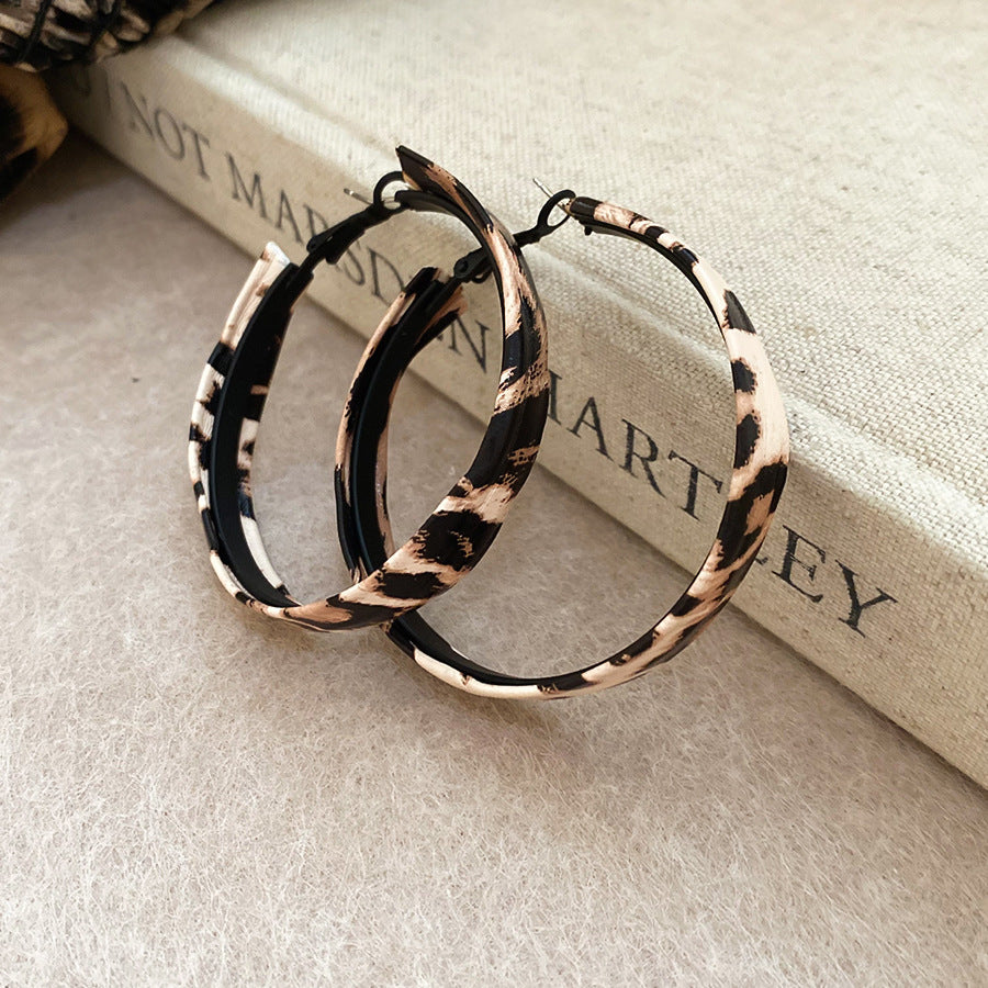 銀針樹脂暈染花朵耳環輕奢高級感耳釘復古時尚百搭耳飾設計感小衆