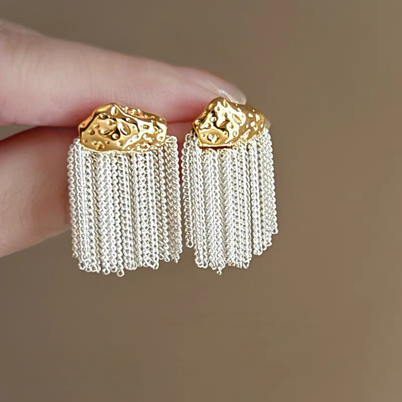 銀針時尚白色系花朵貝殼珍珠耳環氣質新款耳釘歐美時尚高級感耳飾