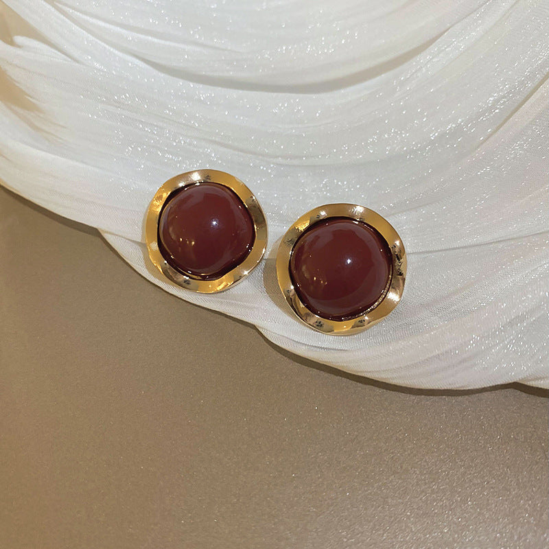 银针欧美跨境花朵几何流苏耳钉时尚金属风耳环轻奢高级感耳饰