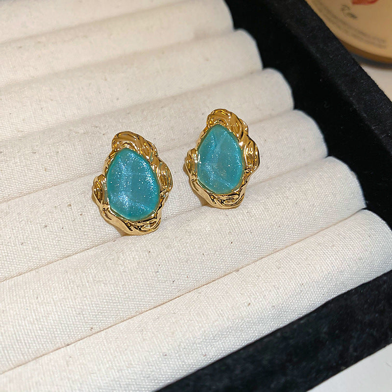 銀針超仙珍珠花朵流蘇耳環氣質時尚耳釘跨境歐美誇張高級感耳飾女