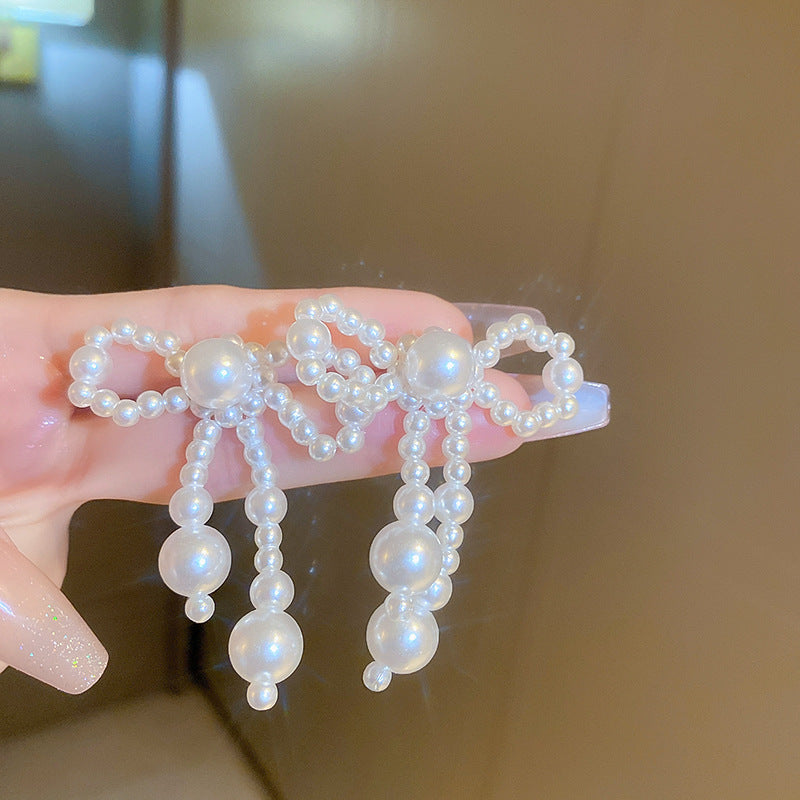 銀針時尚白色系花朵貝殼珍珠耳環氣質新款耳釘歐美時尚高級感耳飾