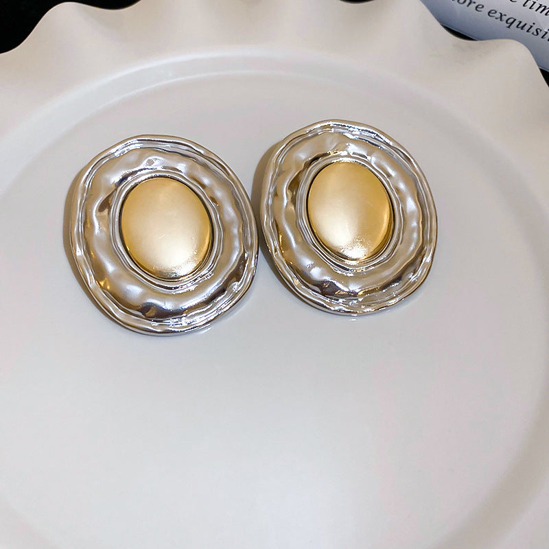 銀針超仙珍珠花朵流蘇耳環氣質時尚耳釘跨境歐美誇張高級感耳飾女