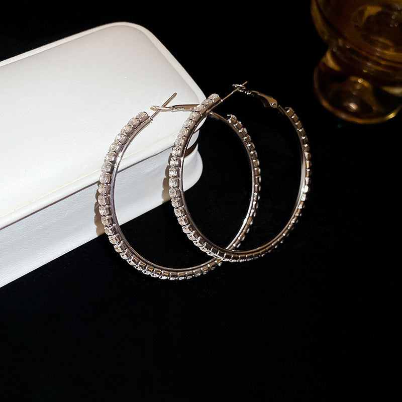 銀針多巴胺彩色耳圈甜美小清新簡約個性耳環設計感小衆歐美耳飾女