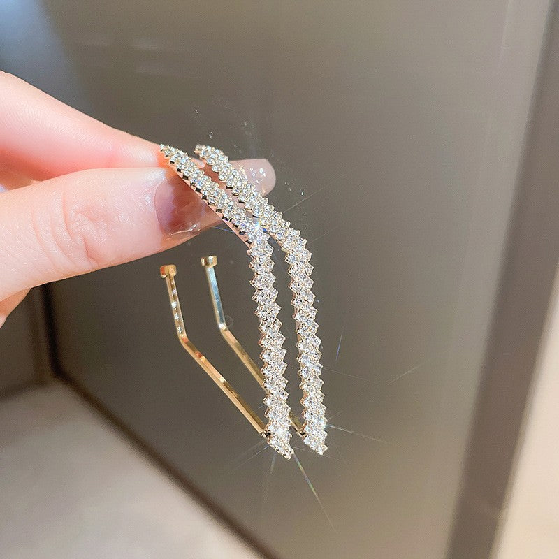 銀針歐美誇張銀色素圈愛心耳環冷淡風時尚耳圈輕奢個性高級感耳飾