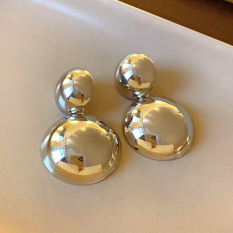 銀針復古花朵愛心字母珍珠耳環法式氣質耳釘輕奢高級感耳飾女