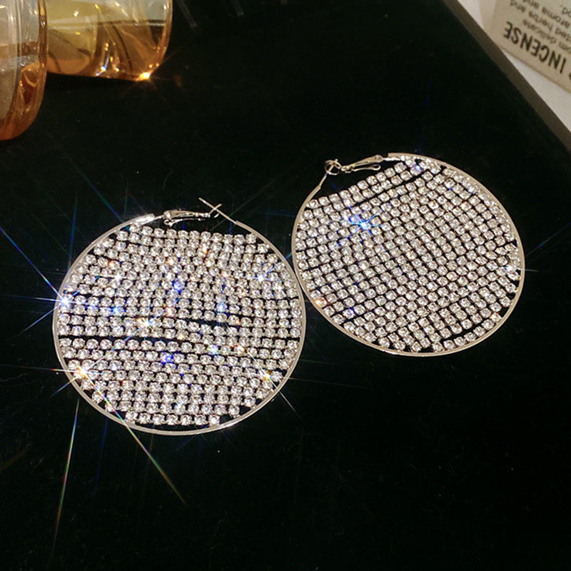 銀針跨境高級感銀色幾何圓珠愛心耳釘小衆個性耳環冷淡風耳飾