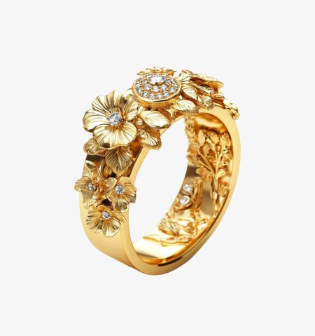 14k Gold Bespoke Signet Ring