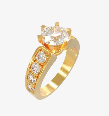 10K Gold Eternity Ring