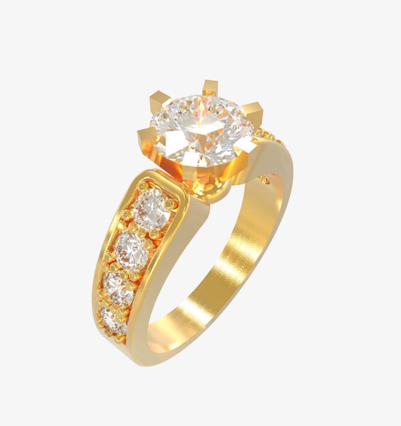 10K Gold Eternity Ring